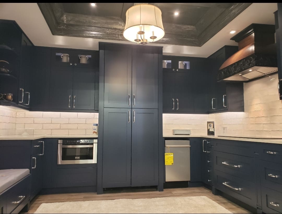 Imperial Blue Cabinets